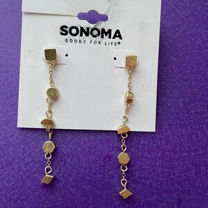 Bundle 3 pairs for $12. Sonoma Dangle Gold Tone Earrings